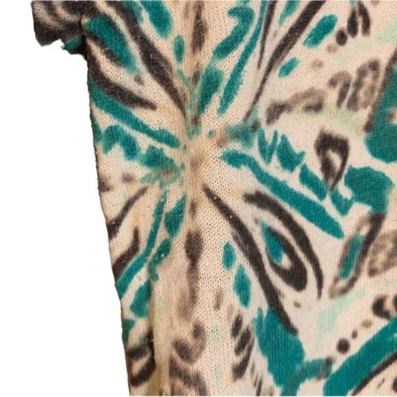 3 for  $30! Ann Taylor patterned short sleeve cardigan - Picture 5 of 10
